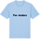 Blue Soul t-shirt med Per-Anders fetstil t-shirt