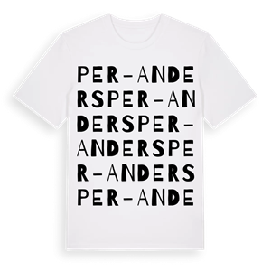 Per-Anders ordlek t-shirt – ekologisk bomull t-shirt från Pinshirt