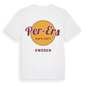 Per-Ers cirkel t-shirt – ekologisk bomull t-shirt från Pinshirt