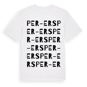 Per-Ers ordlek t-shirt – ekologisk bomull t-shirt från Pinshirt