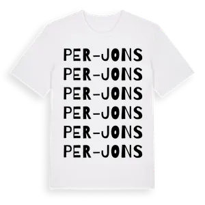Per-Jons ordlek t-shirt – ekologisk bomull t-shirt från Pinshirt