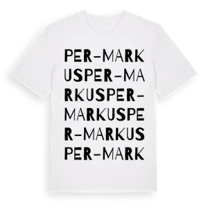 Per-Markus ordlek t-shirt – ekologisk bomull t-shirt från Pinshirt