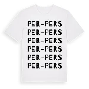 Per-Pers ordlek t-shirt – ekologisk bomull t-shirt från Pinshirt