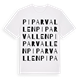 Piparvallen ordlek t-shirt