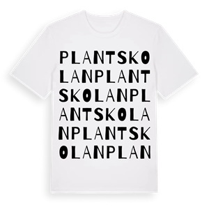 Plantskolan ordlek t-shirt – ekologisk bomull t-shirt från Pinshirt