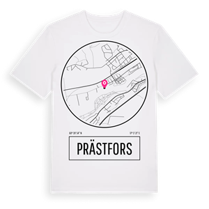 Prästfors t-shirt – ekologisk bomull t-shirt från Pinshirt
