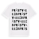 Prästvallen ordlek t-shirt