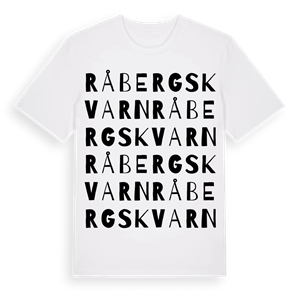 Råbergs kvarn ordlek t-shirt – ekologisk bomull t-shirt från Pinshirt