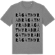 Mid Heather Gray t-shirt med Rågatmyran ordlek t-shirt