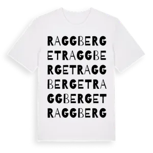 Raggberget ordlek t-shirt – ekologisk bomull t-shirt från Pinshirt