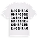White t-shirt med Rågön ordlek t-shirt