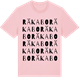 Pink Cotton t-shirt med Räkabo ordlek t-shirt