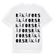 Räkåfors ordlek t-shirt