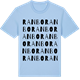 Blue Soul t-shirt med Ranbo ordlek t-shirt