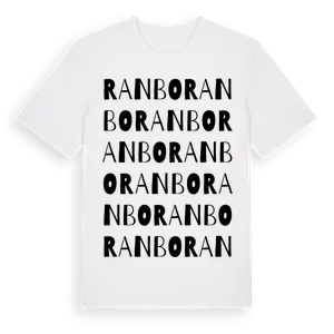 Ranbo ordlek t-shirt – ekologisk bomull t-shirt från Pinshirt
