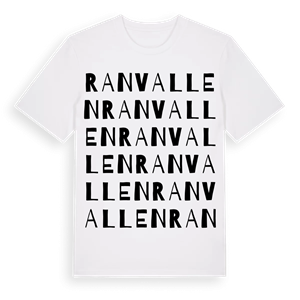 Ranvallen ordlek t-shirt – ekologisk bomull t-shirt från Pinshirt
