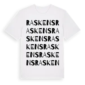 Raskens ordlek t-shirt – ekologisk bomull t-shirt från Pinshirt