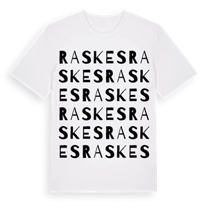 Raskes ordlek t-shirt – ekologisk bomull t-shirt från Pinshirt