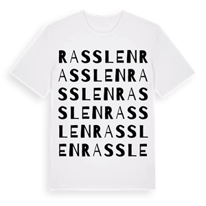 Rasslen ordlek t-shirt – ekologisk bomull t-shirt från Pinshirt