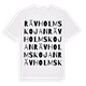 Rävholmskojan ordlek t-shirt