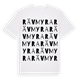 White t-shirt med Rävmyra ordlek t-shirt