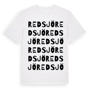 Redsjö ordlek t-shirt – ekologisk bomull t-shirt från Pinshirt