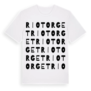 Riotorget ordlek t-shirt – ekologisk bomull t-shirt från Pinshirt