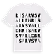 Risarvsvallen ordlek t-shirt