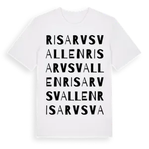 Risarvsvallen ordlek t-shirt – ekologisk bomull t-shirt från Pinshirt
