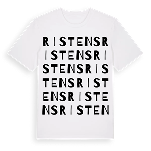 Ristens ordlek t-shirt – ekologisk bomull t-shirt från Pinshirt