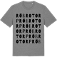 Mid Heather Gray t-shirt med Röbrotorp ordlek t-shirt