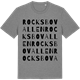 Mid Heather Gray t-shirt med Rocksbovallen ordlek t-shirt