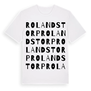 Rolandstorp ordlek t-shirt – ekologisk bomull t-shirt från Pinshirt