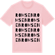 Pink Cotton t-shirt med Romsen ordlek t-shirt
