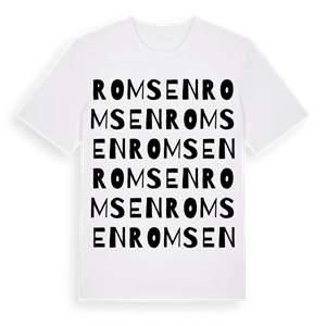 Romsen ordlek t-shirt – ekologisk bomull t-shirt från Pinshirt
