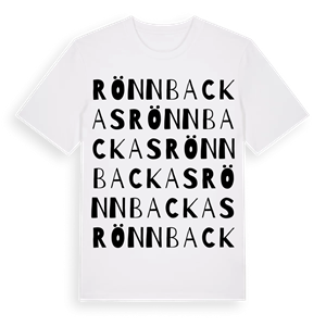 Rönnbackas ordlek t-shirt – ekologisk bomull t-shirt från Pinshirt