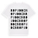 Ropudden ordlek t-shirt