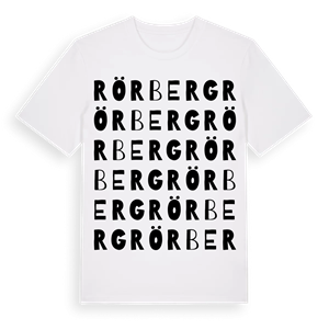 Rörberg ordlek t-shirt – ekologisk bomull t-shirt från Pinshirt