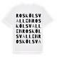 Roskölsvallen ordlek t-shirt