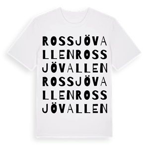Rossjövallen ordlek t-shirt – ekologisk bomull t-shirt från Pinshirt