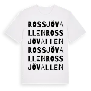 Rossjövallen ordlek t-shirt – ekologisk bomull t-shirt från Pinshirt