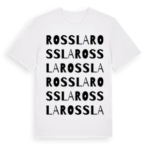Rossla ordlek t-shirt – ekologisk bomull t-shirt från Pinshirt