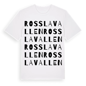 Rosslavallen ordlek t-shirt – ekologisk bomull t-shirt från Pinshirt