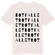 Vintage White t-shirt med Rotfallet ordlek t-shirt