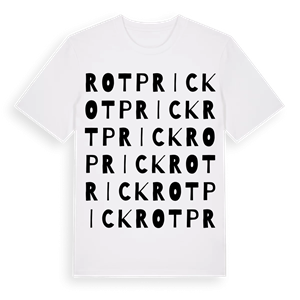 Rotprick ordlek t-shirt – ekologisk bomull t-shirt från Pinshirt