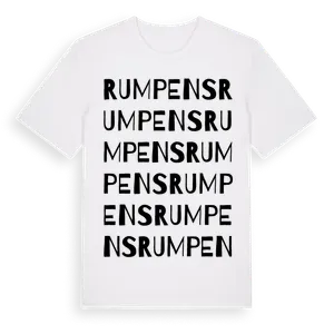 Rumpens ordlek t-shirt – ekologisk bomull t-shirt från Pinshirt