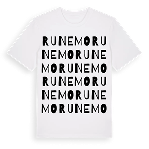Runemo ordlek t-shirt – ekologisk bomull t-shirt från Pinshirt