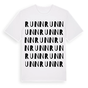 Runn ordlek t-shirt – ekologisk bomull t-shirt från Pinshirt