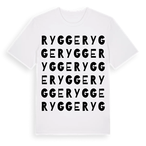 Rygge ordlek t-shirt – ekologisk bomull t-shirt från Pinshirt