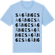 Blue Soul t-shirt med Sagänge ordlek t-shirt
